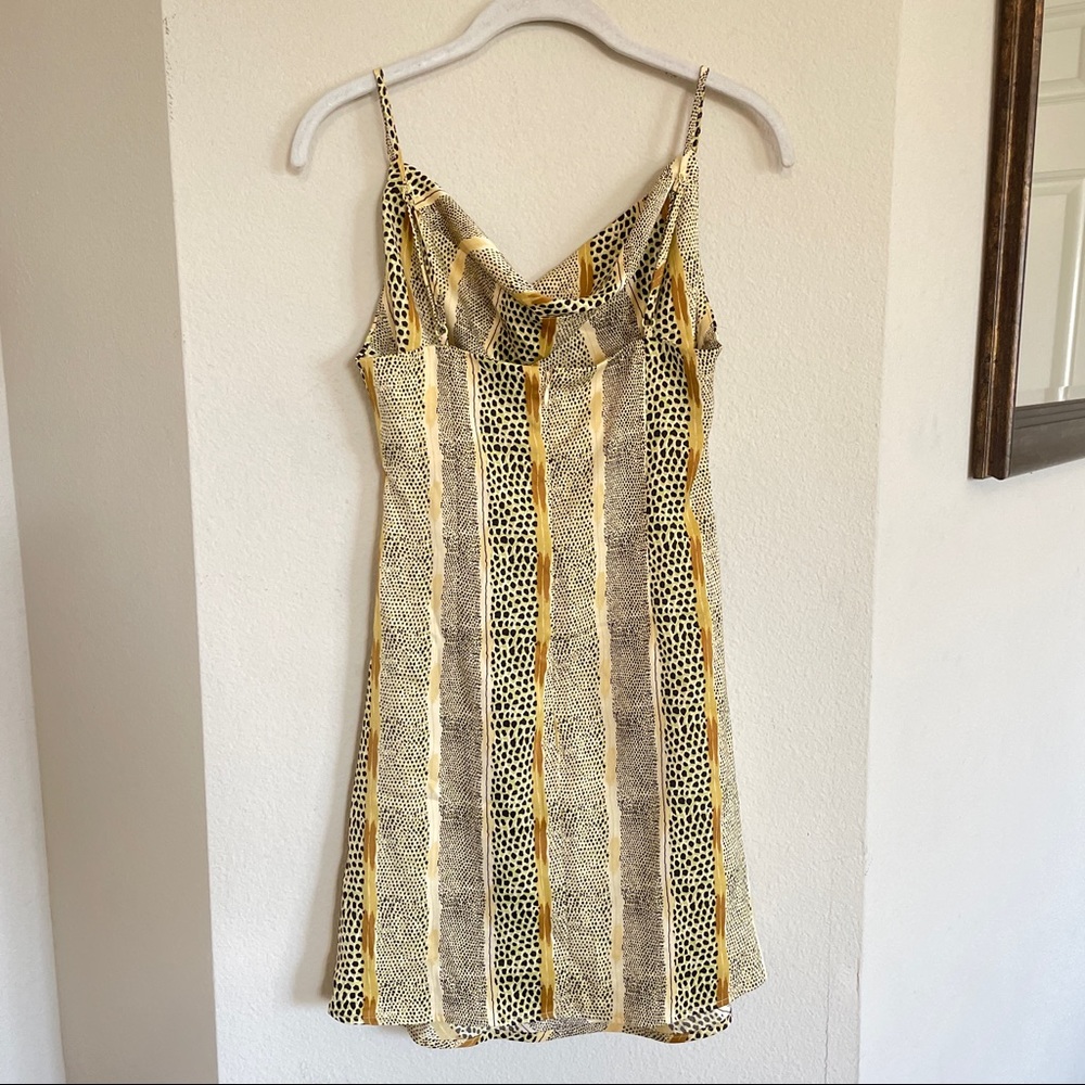 Urban Outfitters Gold and Black Mini Dress - Picture 7 of 7